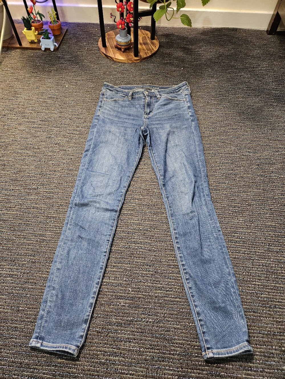 American Eagle Outfitters Light Blue Hi-Rise Jeggings